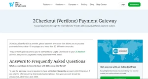 Easy Digital Downloads 2Checkout
