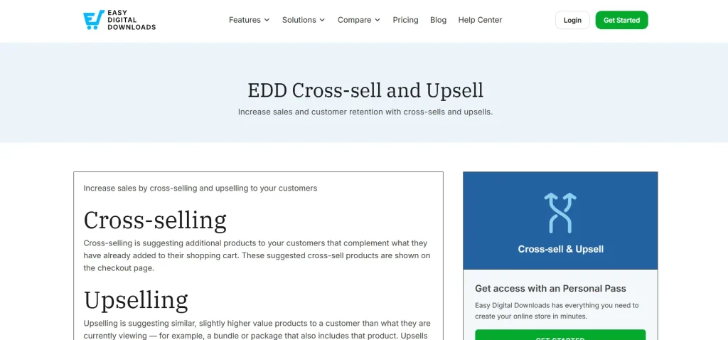 Easy Digital Downloads Cross-sell and Upsell