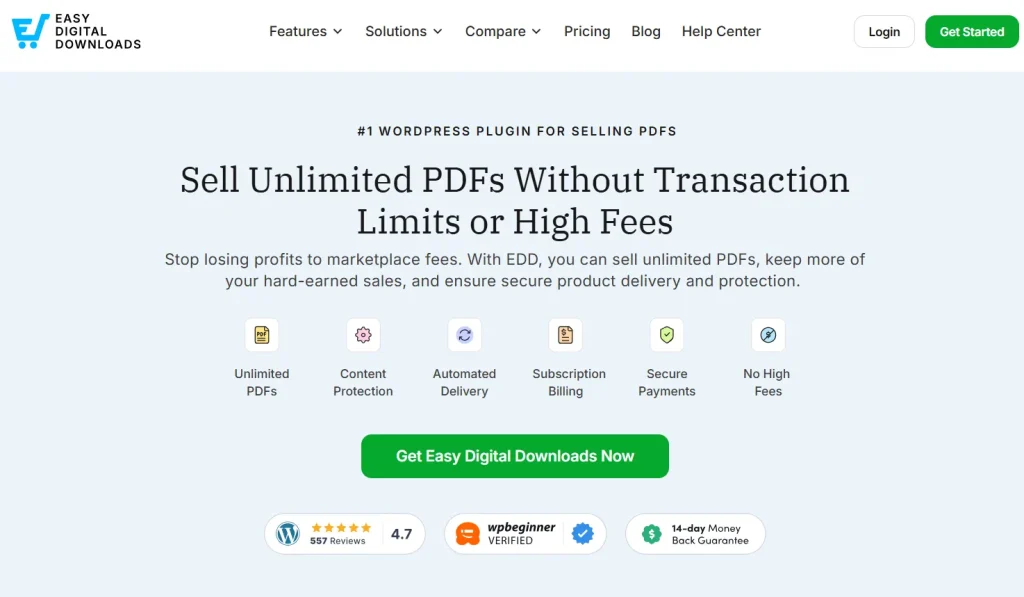 Easy Digital Downloads PDF Vouchers