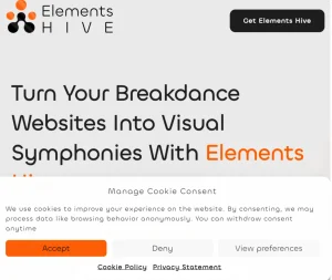 Elements Hive Pro For Breakdance