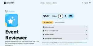 EventOn Event Reviewer Add on