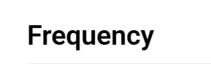 Frequency