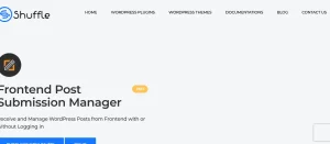 Frontend Post Submission Manager