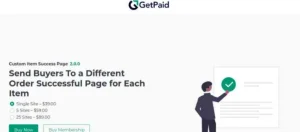 GetPaid > Custom Item Success Page