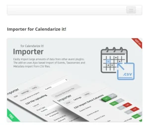 Importer for Calendarize it!