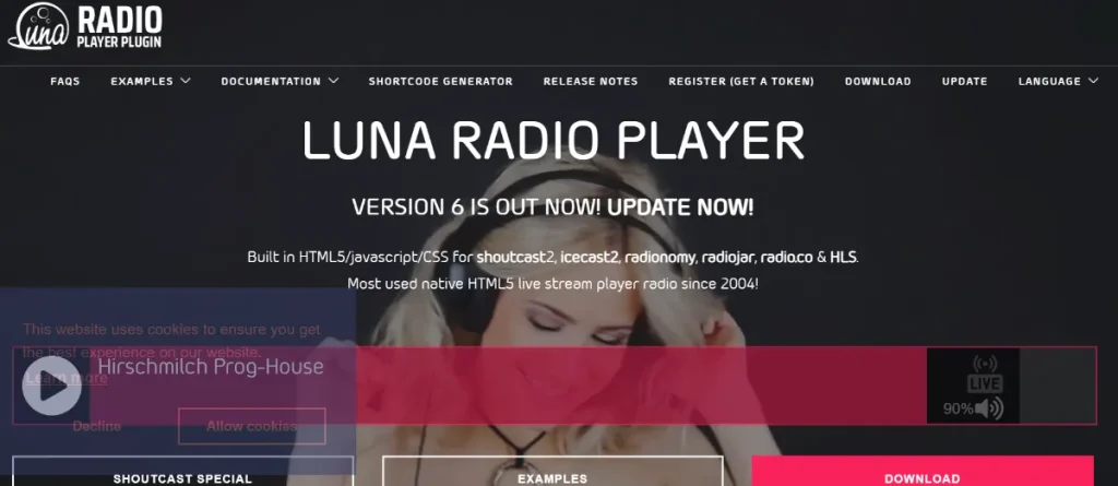 LUNA RADIO PLAYER