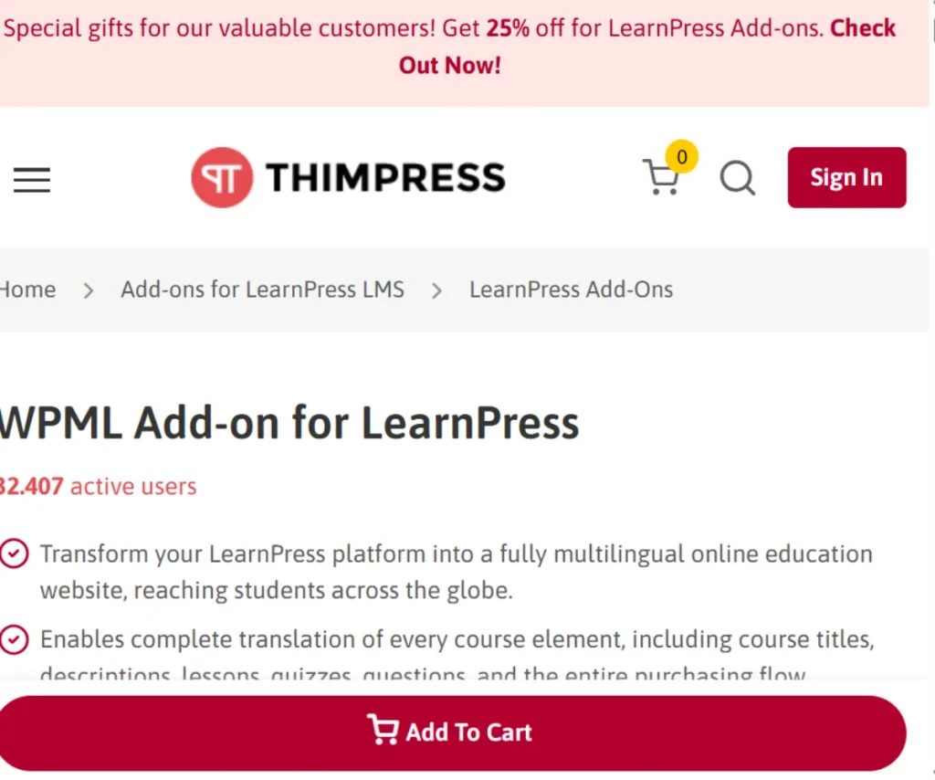 LearnPress – WPML