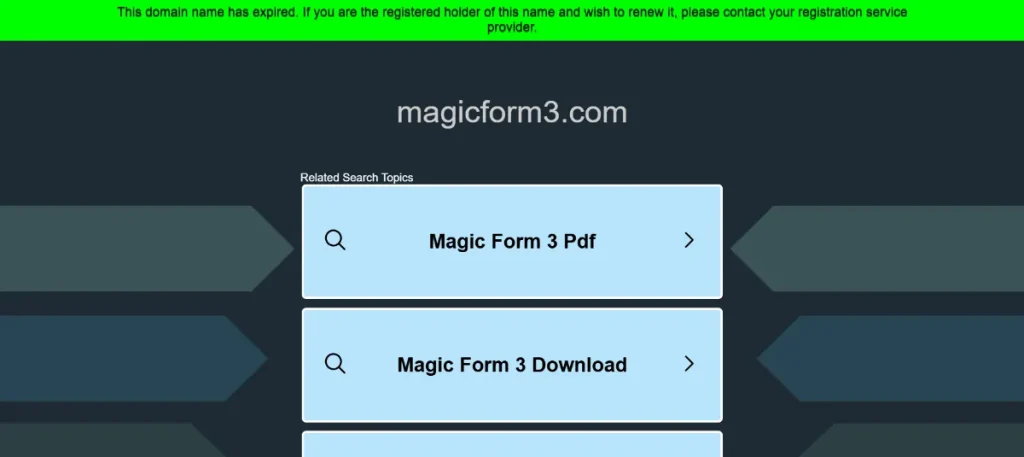 Magic Form