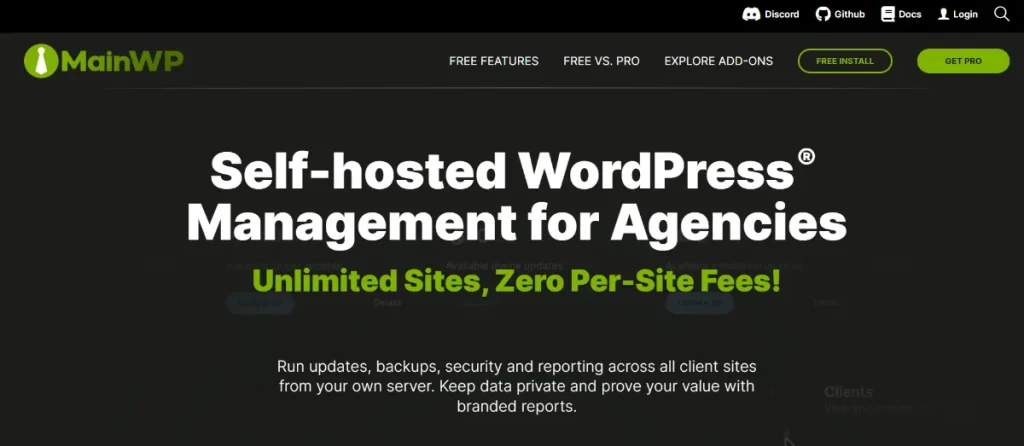 MainWP API Backups Extension – BETA
