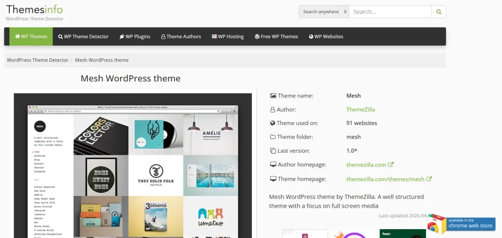 Mesh Theme – Themezilla