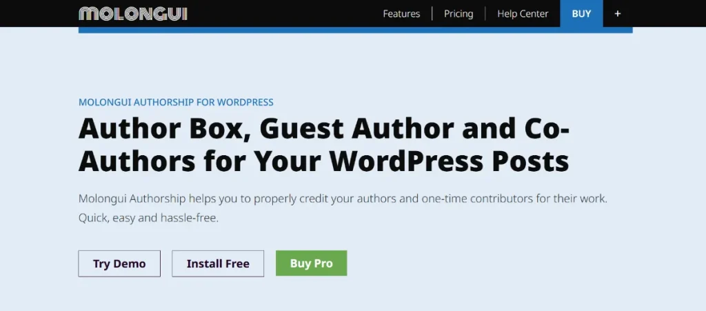 Molongui Authorship Pro