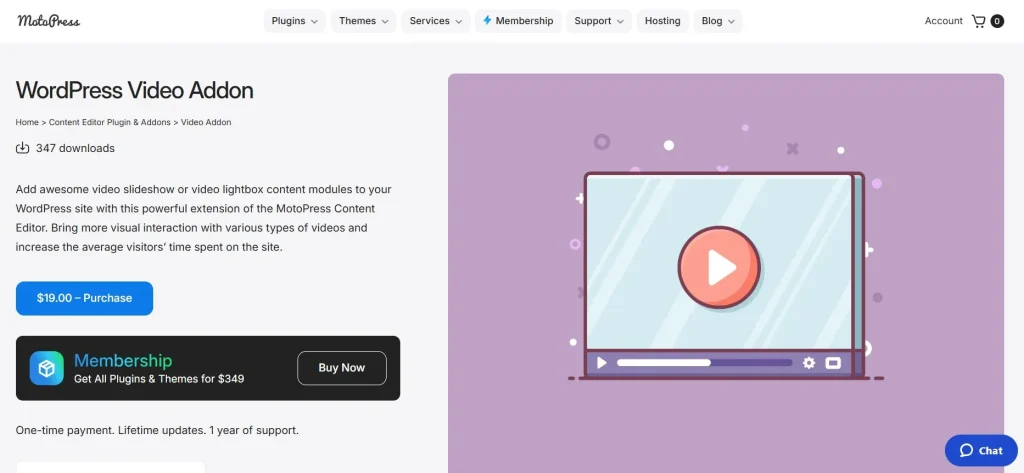 MotoPress Video Addon