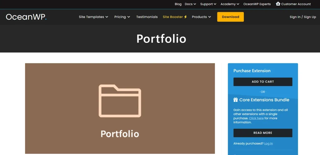 Ocean Portfolio