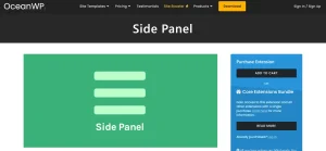 OceanWP Side Panel Addon