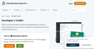 Paid Memberships Pro – Developer’s Toolkit Add On