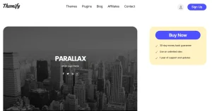 Parallax One Plus WordPress Plugin