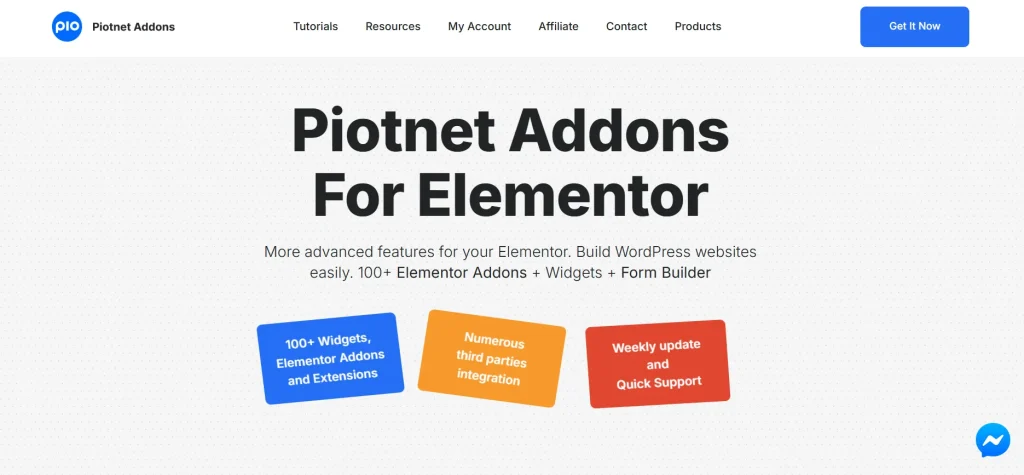 Piotnet Addons for Elementor