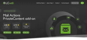 PrivateContent – Mail Actions Add-on