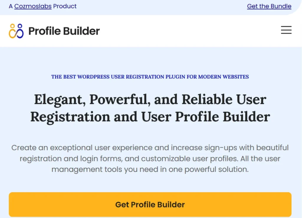 Profile Builder – bbPress Add-on