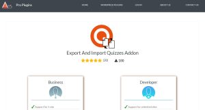 Quiz Maker Add-on – Export/Import Quizzes