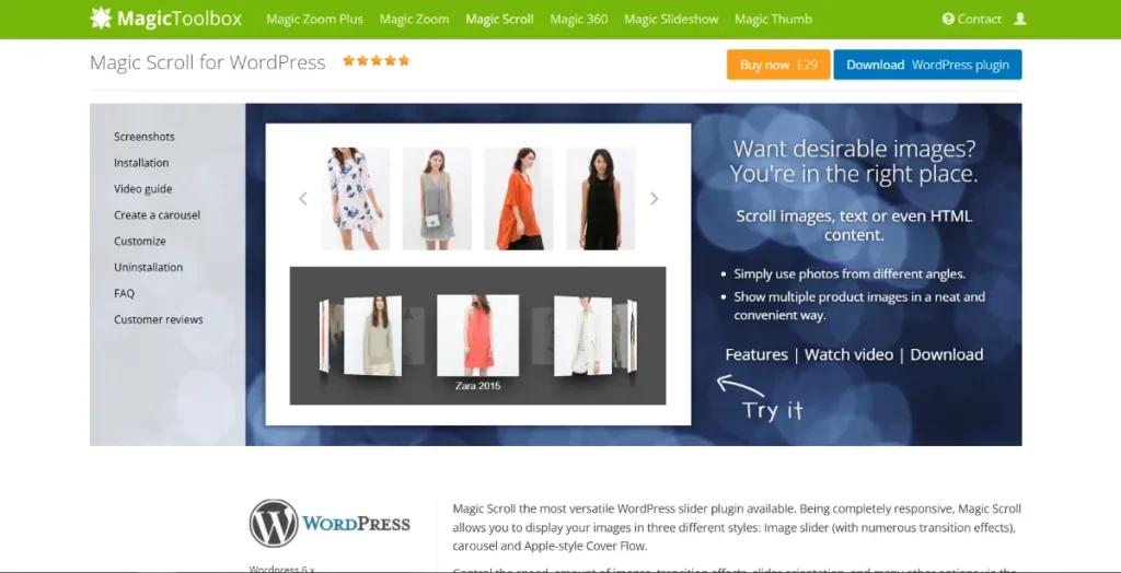 Scroll Magic WordPress