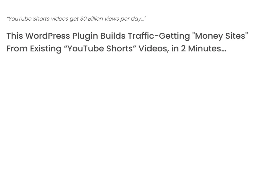 Shorts Profit Engine PRO