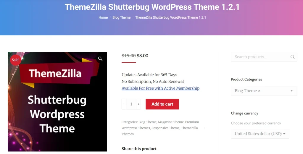 ShutterBug Theme – Themezilla