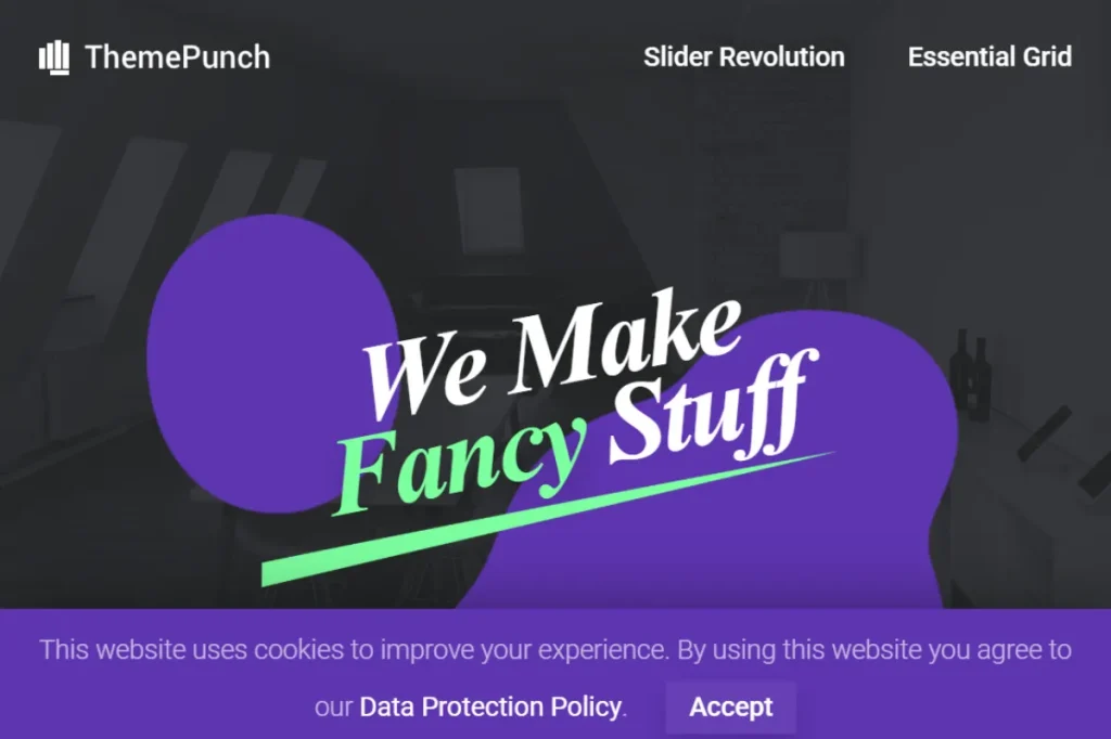 Slider Revolution Distortion Effect AddOn