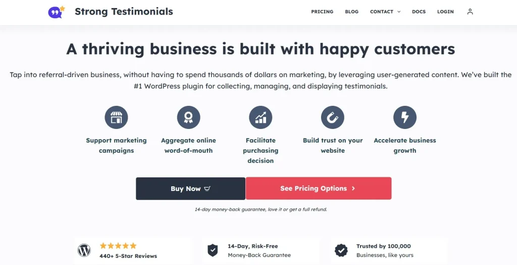 Strong Testimonials Properties