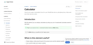 Super Forms – Calculator