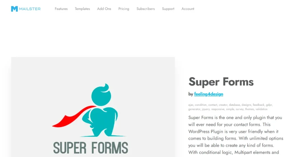 Super Forms – Mailster