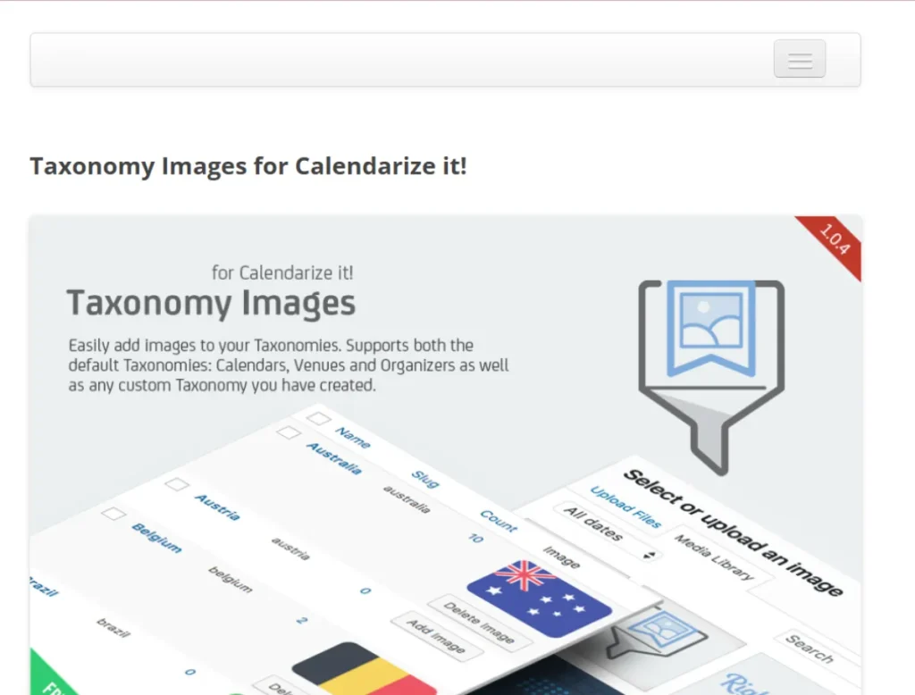 Taxonomy Images for Calendarize it!