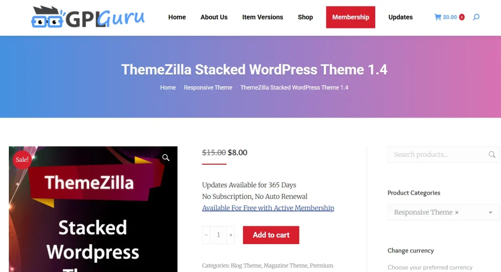 ThemeZilla Stacked WordPress Theme