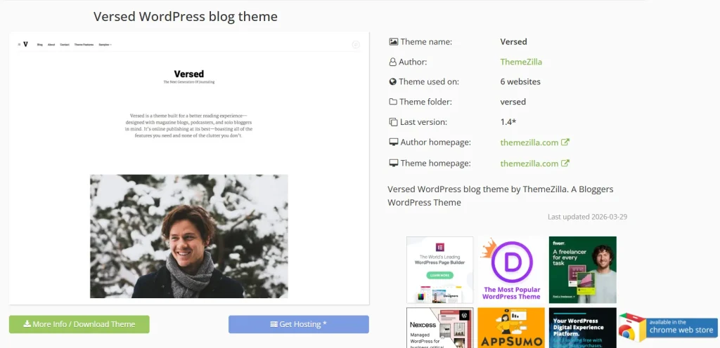 Versed Theme – Themezilla
