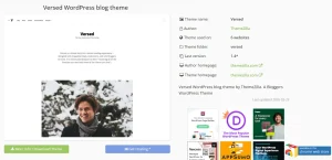 Versed Theme – Themezilla