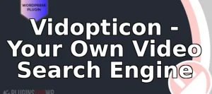 Vidopticon – Your Own Video Search Engine