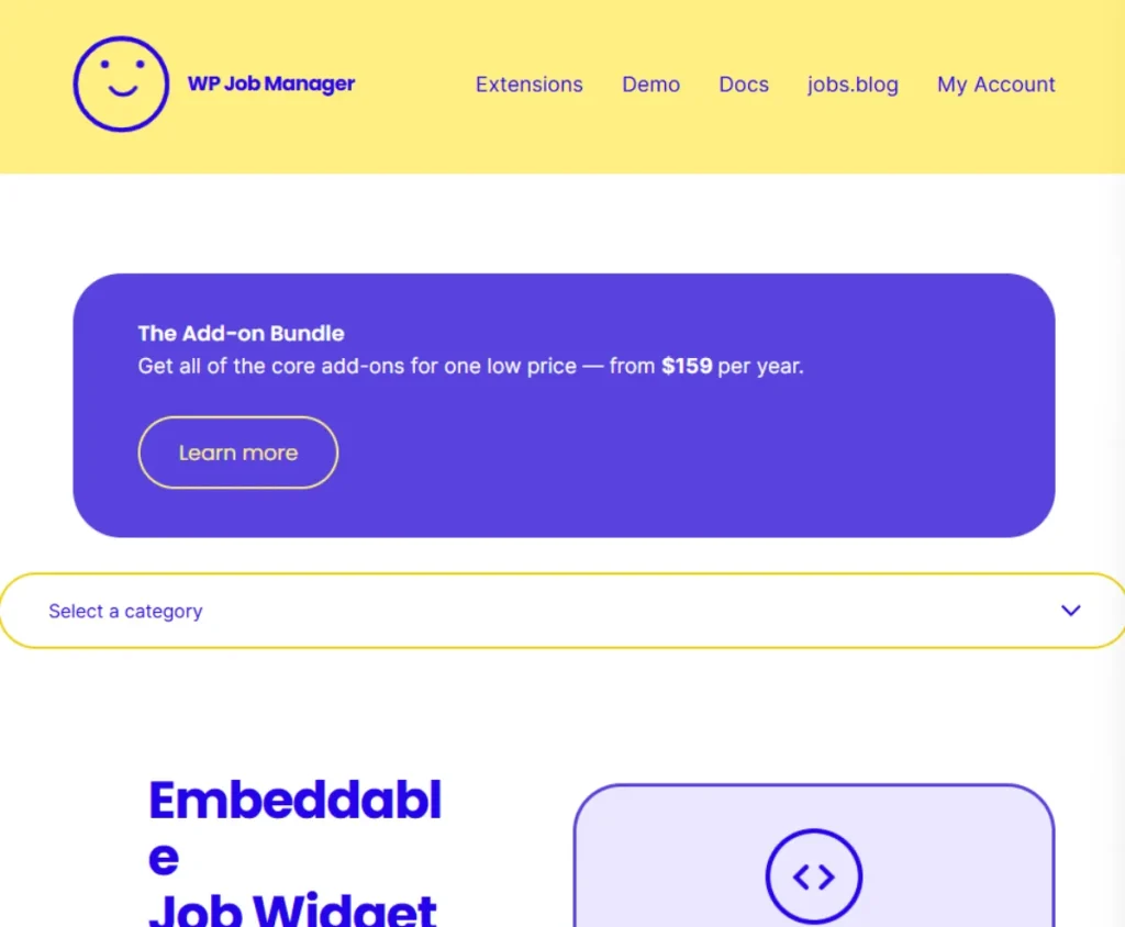 WP Job Manager – Embeddable Job Widget