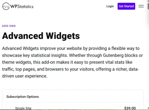 WP Statistics – Advanced Widgets