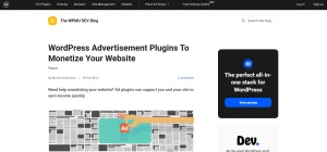 WPMU DEV Ad Widget WordPress Plugin