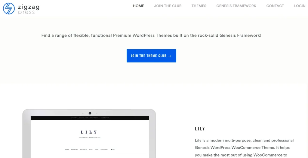 ZigZagPress Eshop WordPress Theme