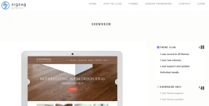ZigZagPress Showroom WordPress Theme