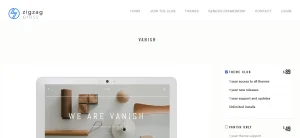 ZigZagPress Vanish WordPress Theme