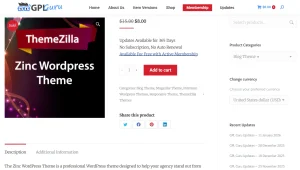 Zinc Theme – Themezilla