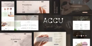 Accu - Healthcare, Massage WordPress Theme