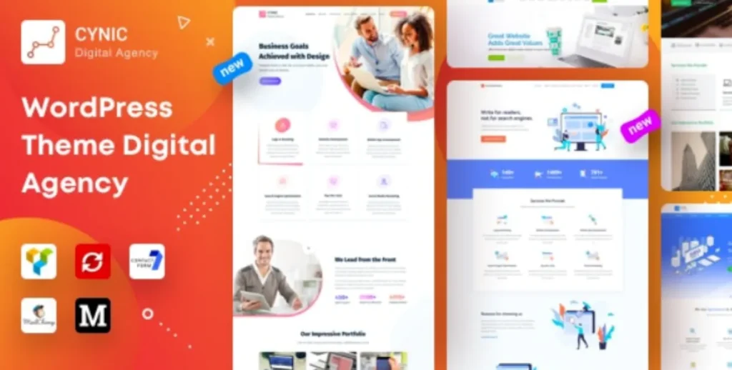 Agency Cynic - Digital Agency, Startup Agency, Creative Agency WordPress Theme