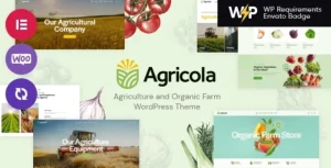Agricola - Agriculture & Organic Farm Theme
