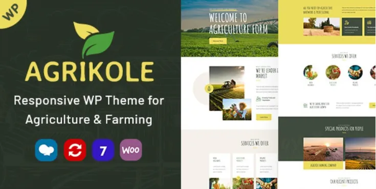 Agrikole | Responsive WordPress Theme for Agriculture & Farming