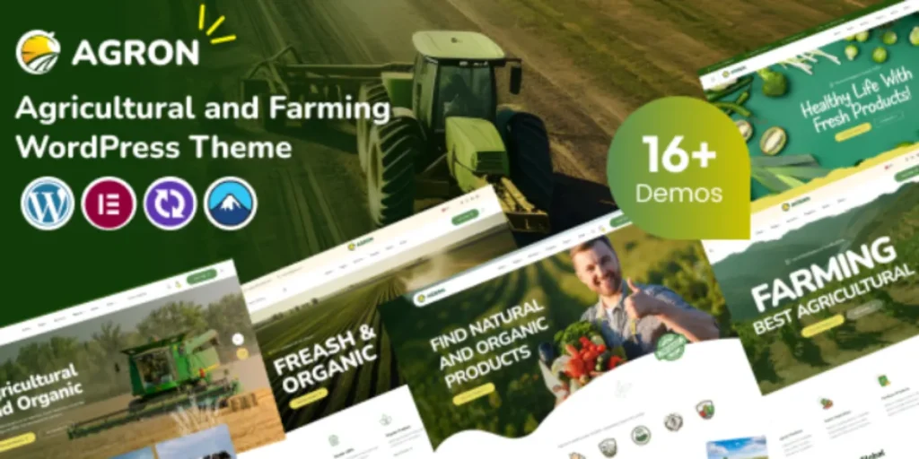 Agron - Agriculture & Organic Farm WordPress Theme