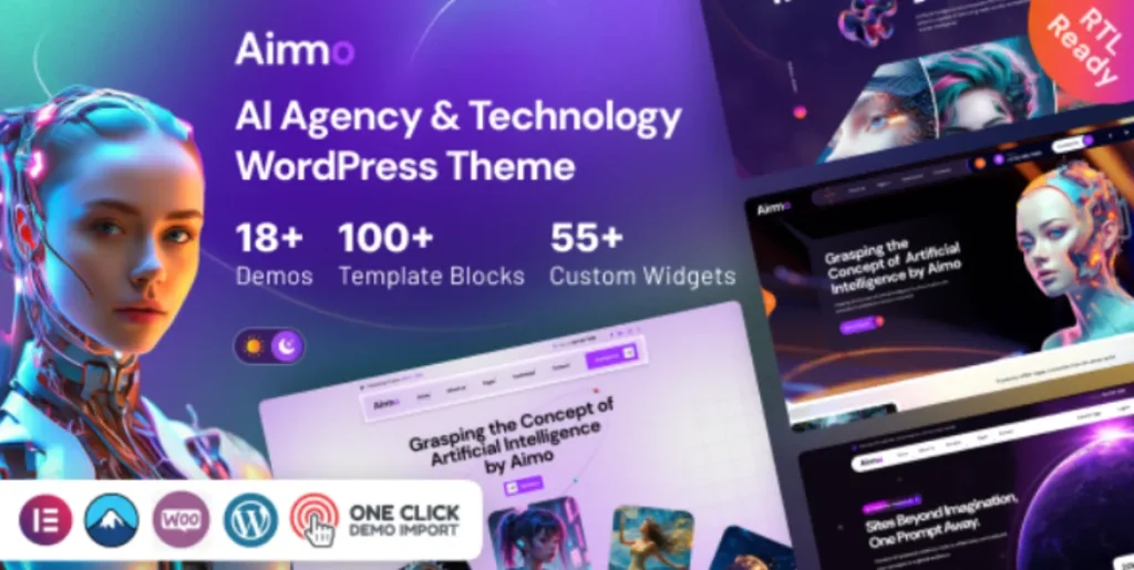 Aimo - AI Agency & Technology WordPress Theme