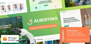 Albertino - Laboratory WordPress Theme